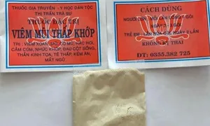 Chất cấm giấu trong 'thần dược' xương khớp Chất cấm giấu trong 'thần dược' xương khớp